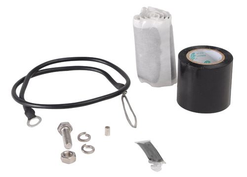 small universal grounding kit for 3/8" cable